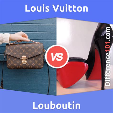 what's the difference between christian louboutin and louis vuitton|christian louboutin video.